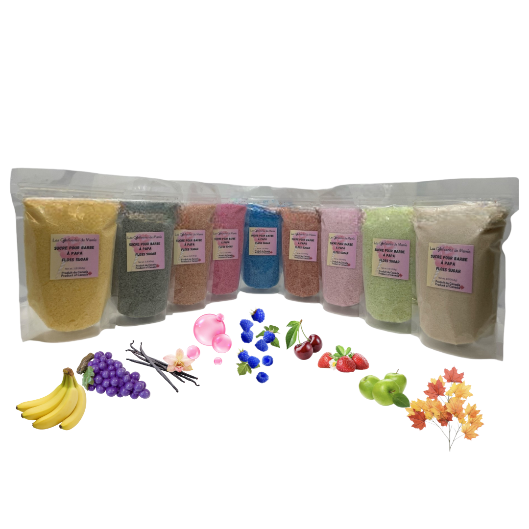 Sucre pour barbes à papa