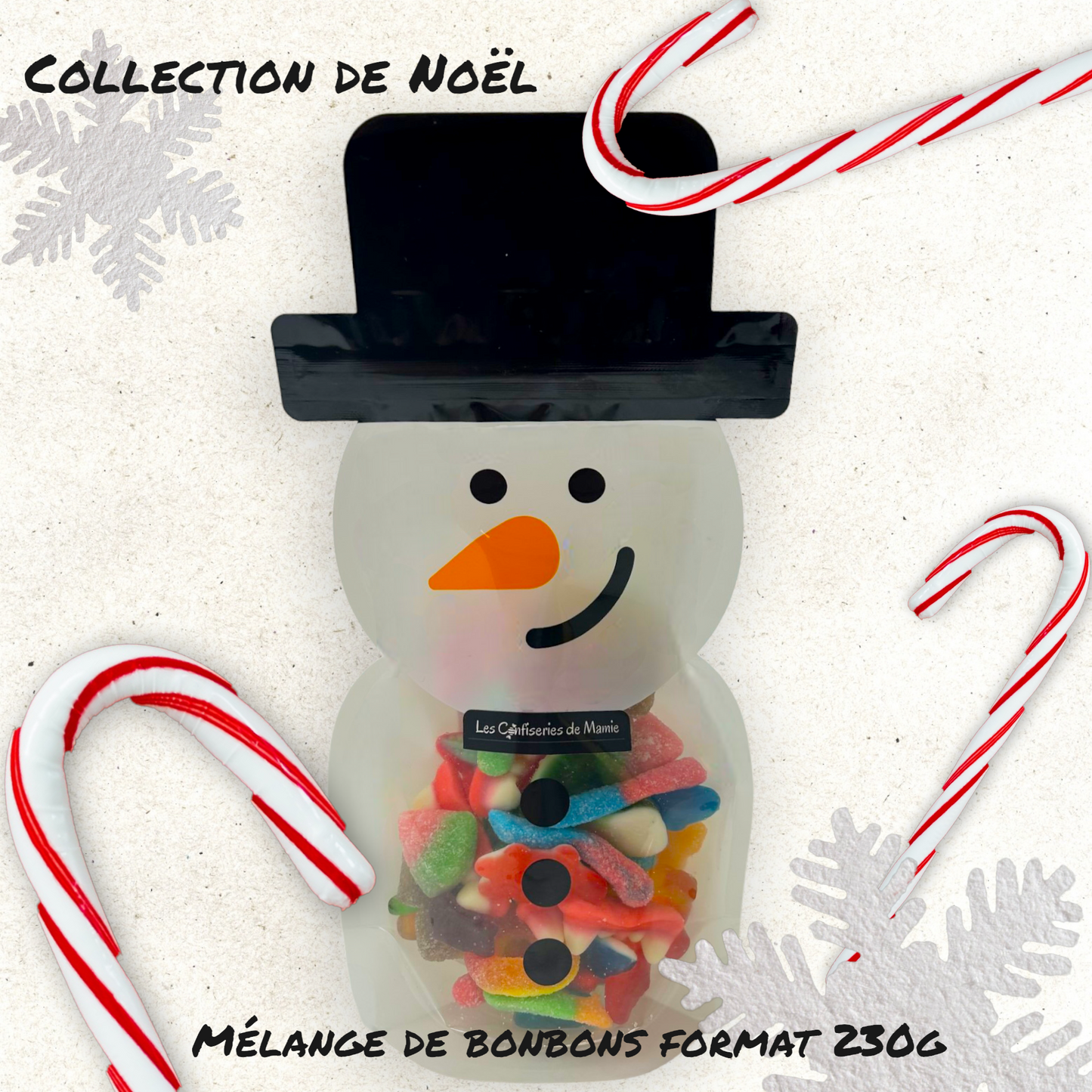 Mélange de bonbons Snowman