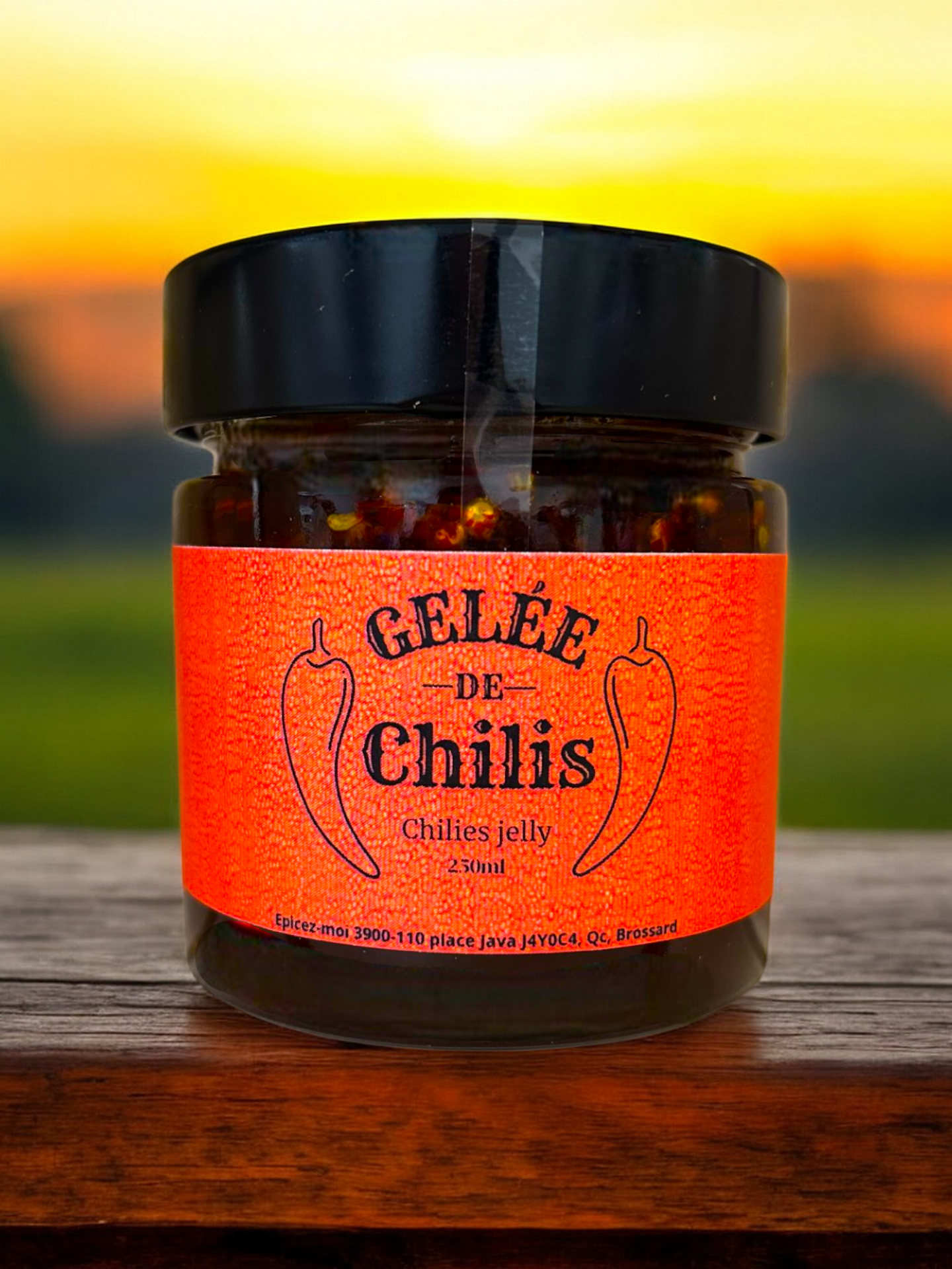 Gelée de chili pimentée