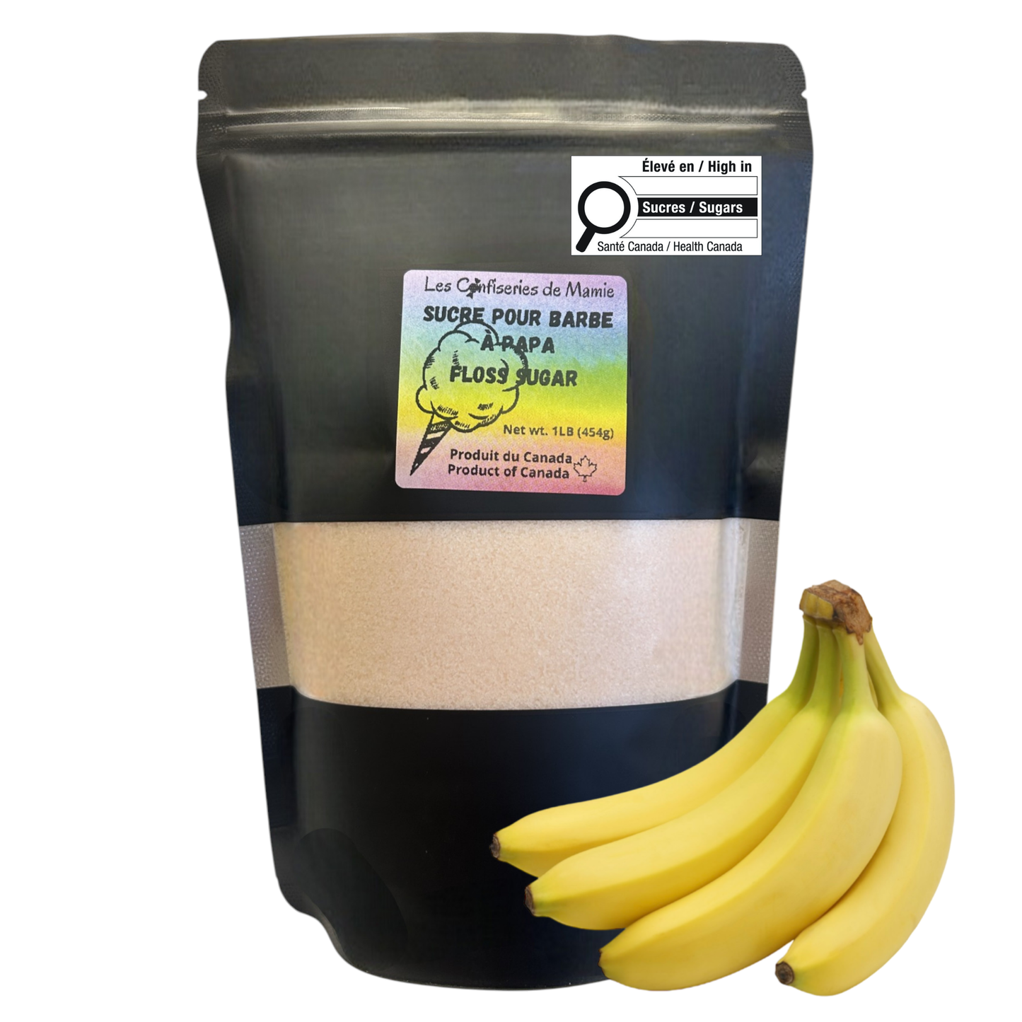 Sucre pour barbes à papa