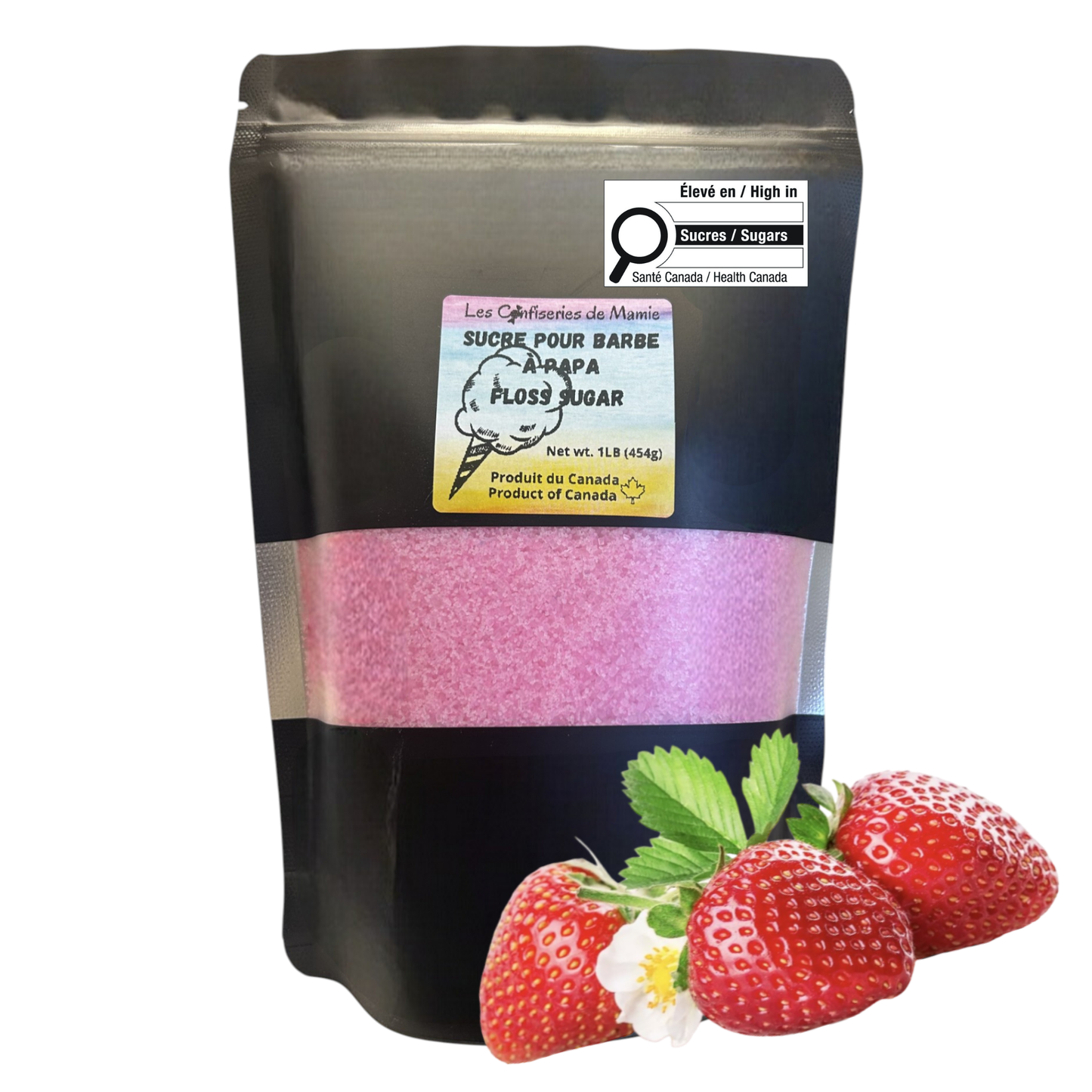 Sucre pour barbes à papa