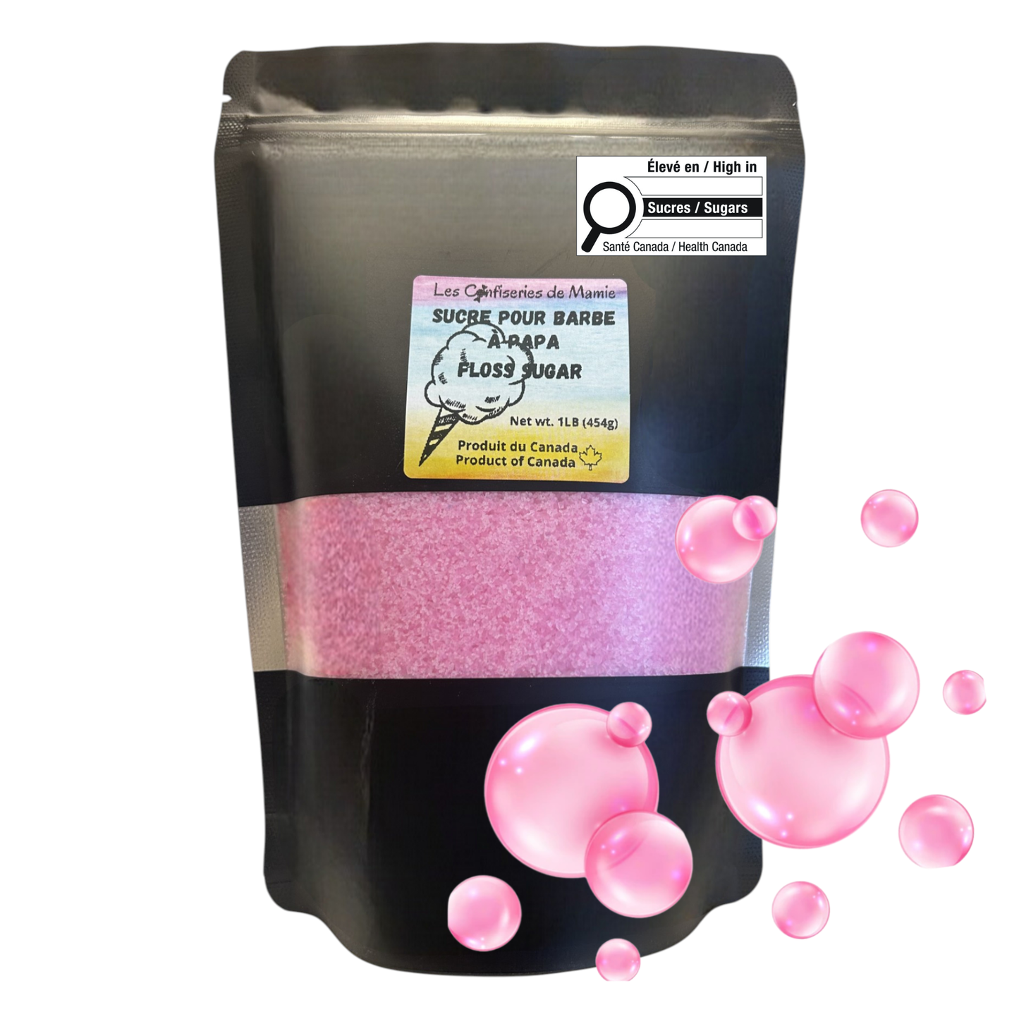 Sucre pour barbes à papa