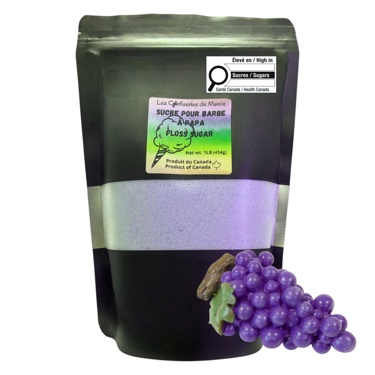 Sucre pour barbes à papa