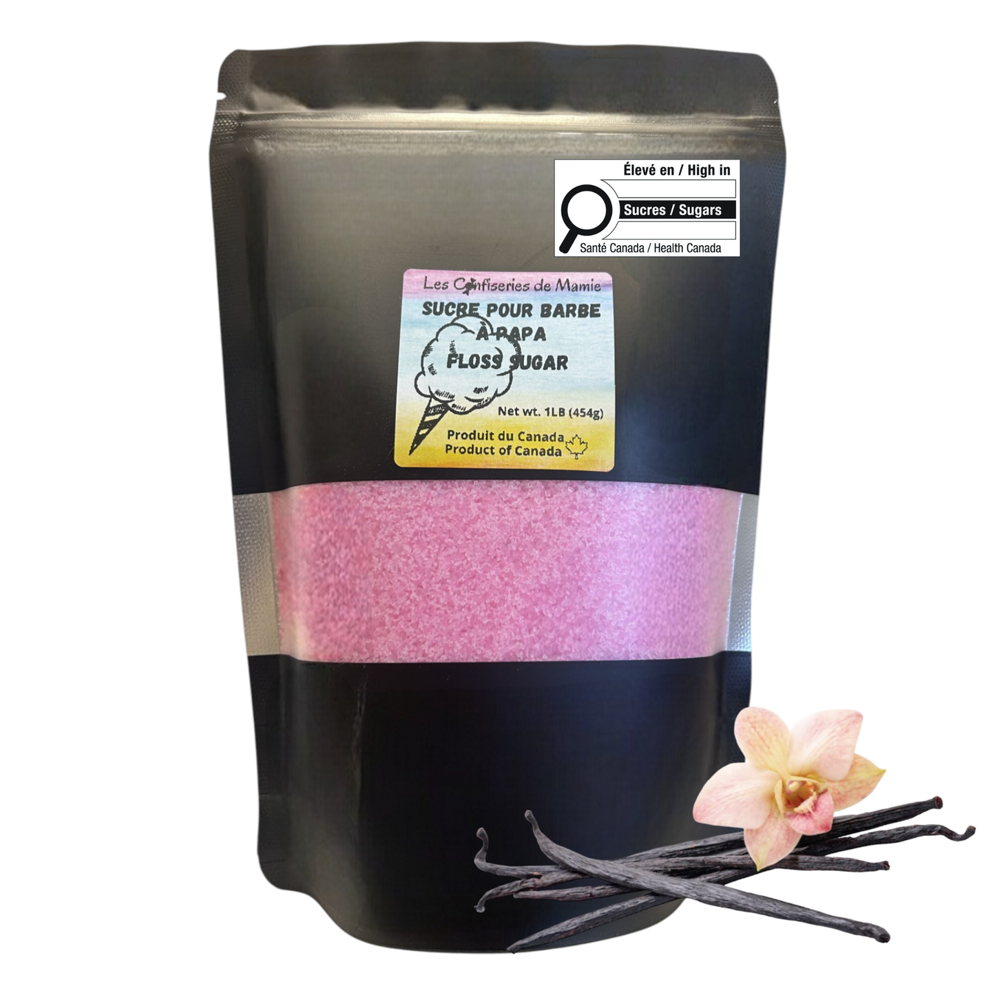 Sucre pour barbes à papa